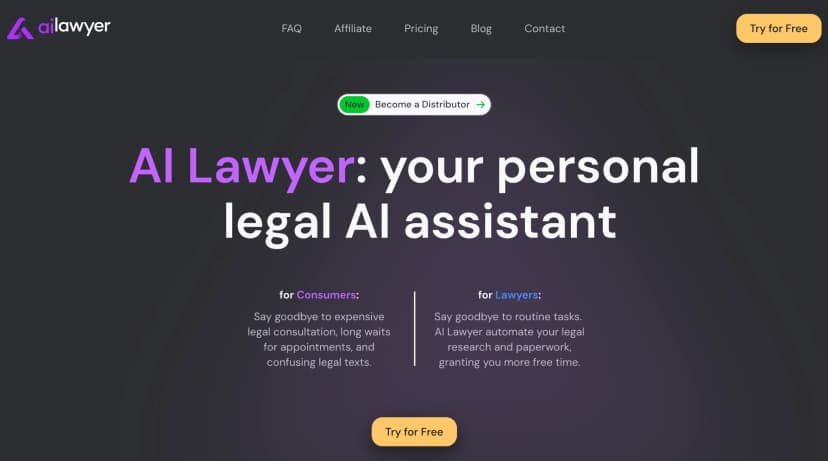 AI Lawyer screenshot