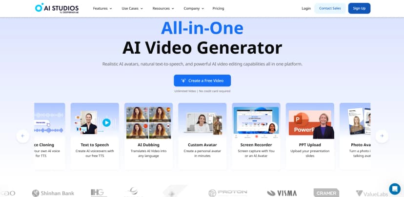 AI Studios screenshot