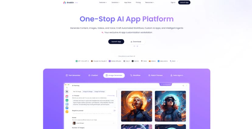 Anakin.ai screenshot