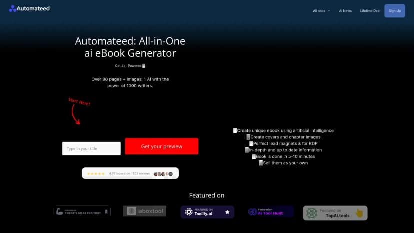 Automateed screenshot