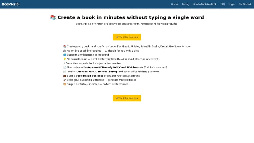 BookScribi screenshot