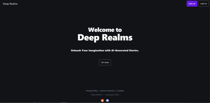 Deep Realms screenshot
