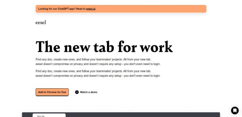 Eesel App screenshot