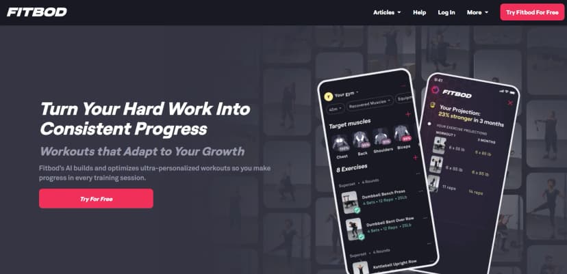 Fitbod screenshot