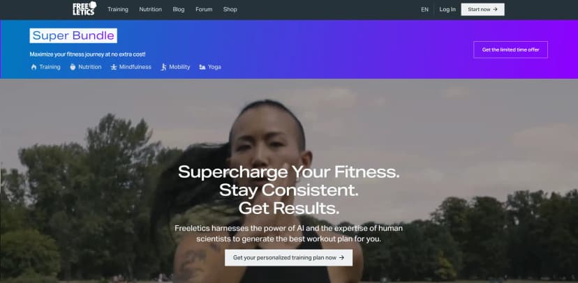 Freeletics screenshot