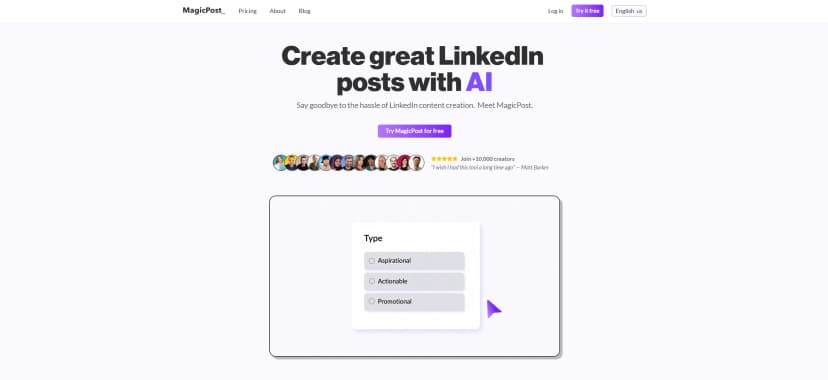 MagicPost screenshot