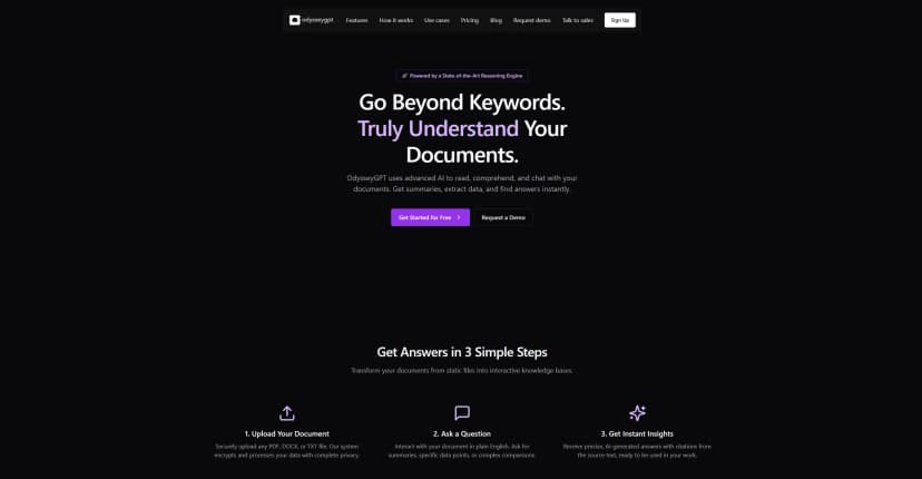 OdysseyGPT screenshot