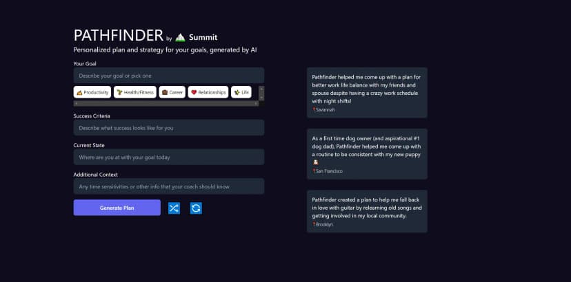 Pathfinder screenshot