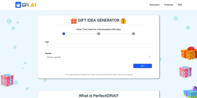 PerfectGift screenshot