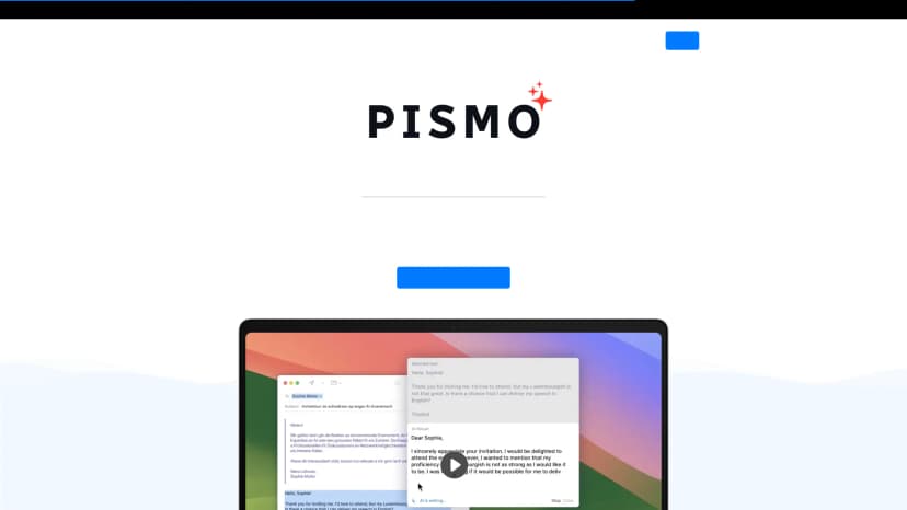 Pismo screenshot