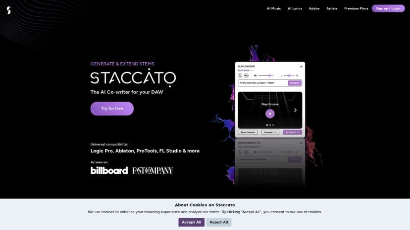 Staccato screenshot