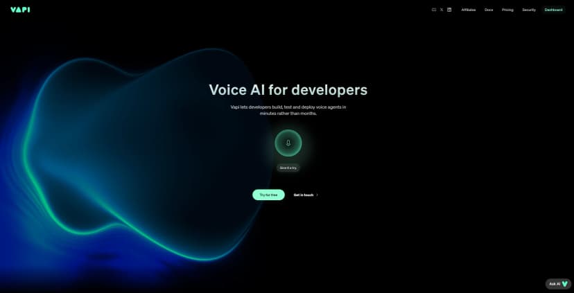 Vapi screenshot