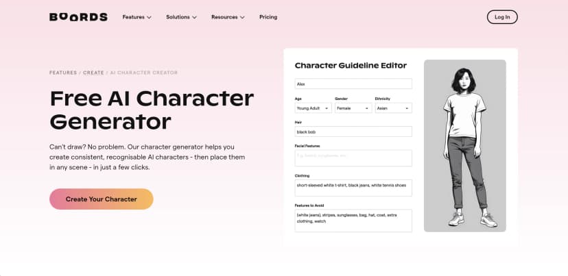 AI Character Generator screenshot