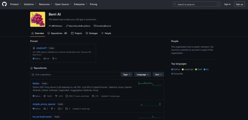 BerriAI-litellm screenshot