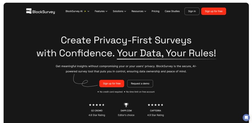 Block Survey screenshot