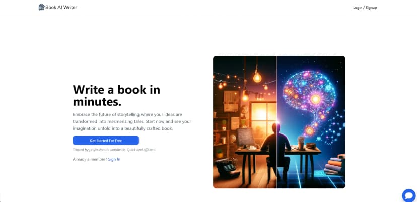 Book AI Writer screenshot