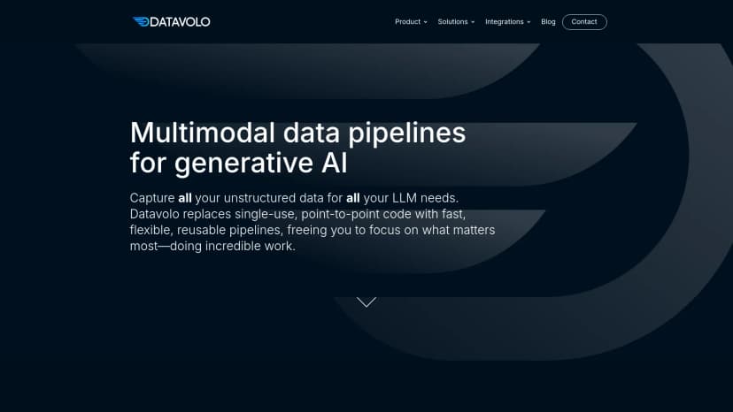 Datavolo screenshot