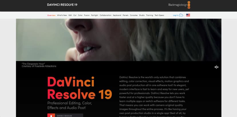 DaVinci Resolve screenshot