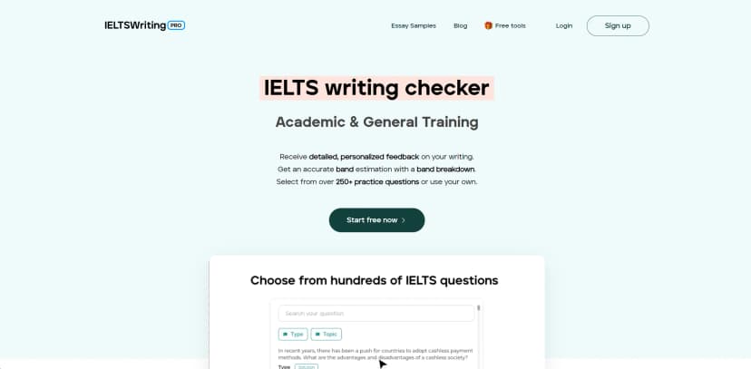 IELTSWritingPro screenshot