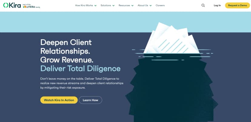 Kira Systems screenshot