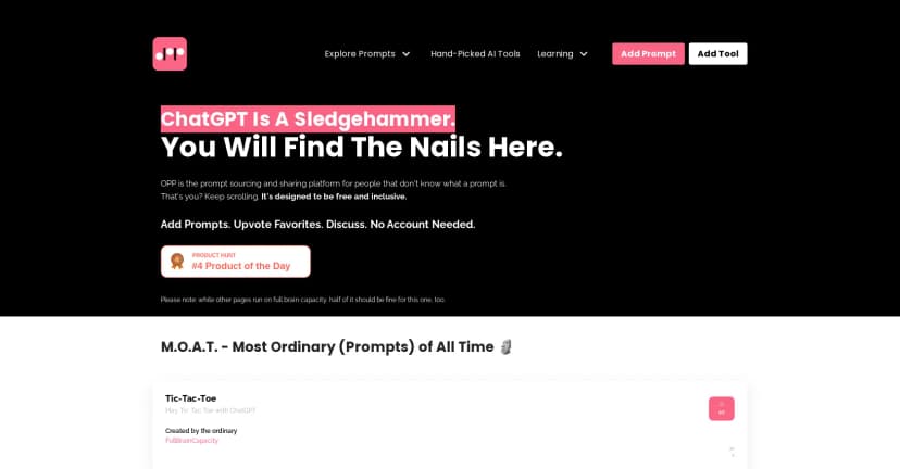 Ordinary People Prompts screenshot