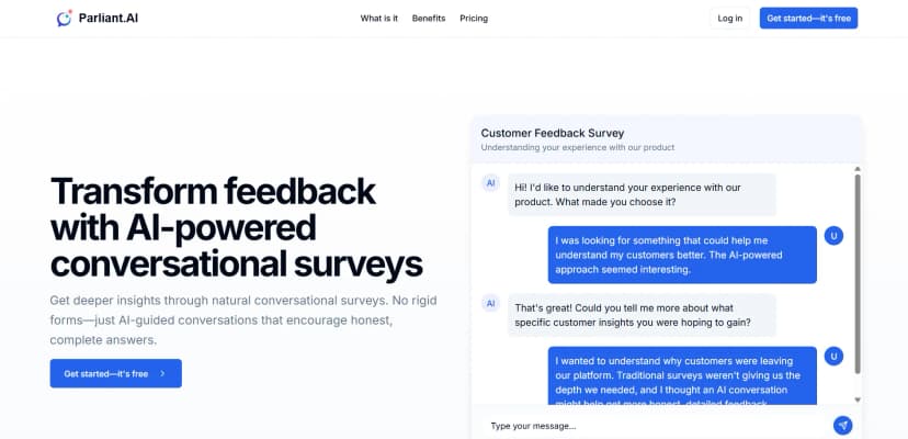 Parliant.AI screenshot