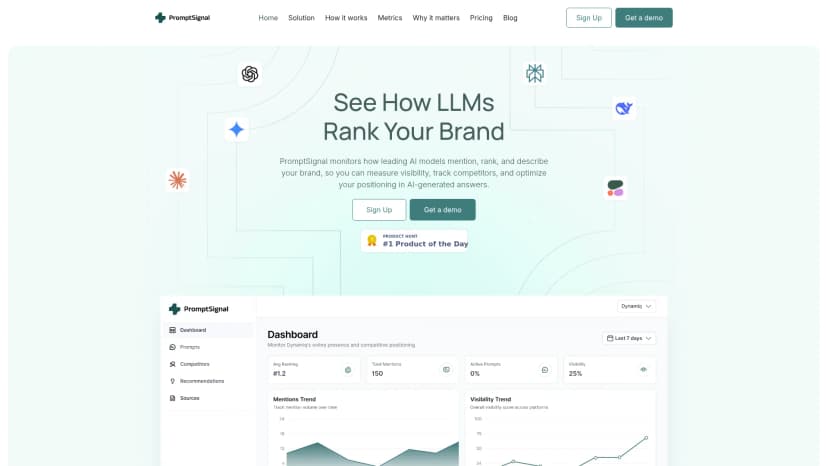 PromptSignal screenshot