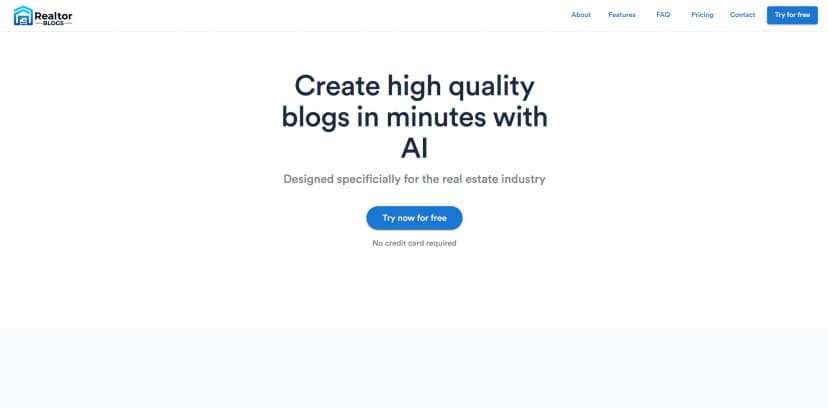 Realtor Blogs screenshot