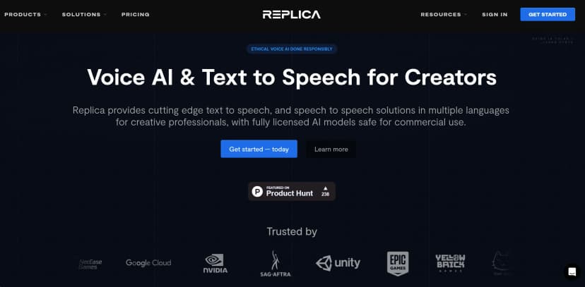 Replica Studios screenshot