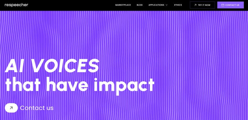 Respeecher screenshot