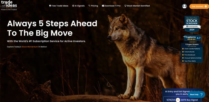 Trade Ideas screenshot