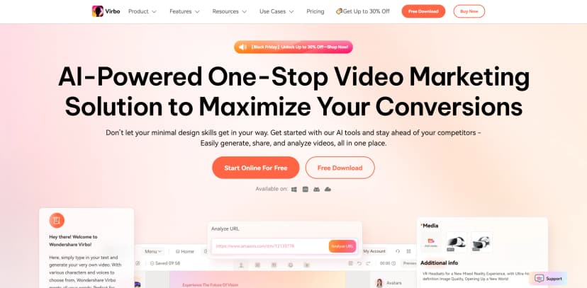 Wondershare Virbo screenshot